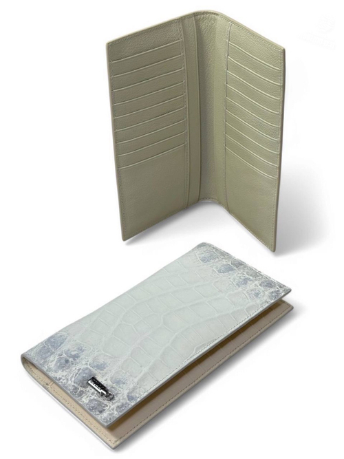 Портмоне из кожи крокодила Zilli