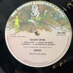 Винтажная виниловая пластинка LP Genesis Nursery Cryme (UK 1975) The Musical Box
