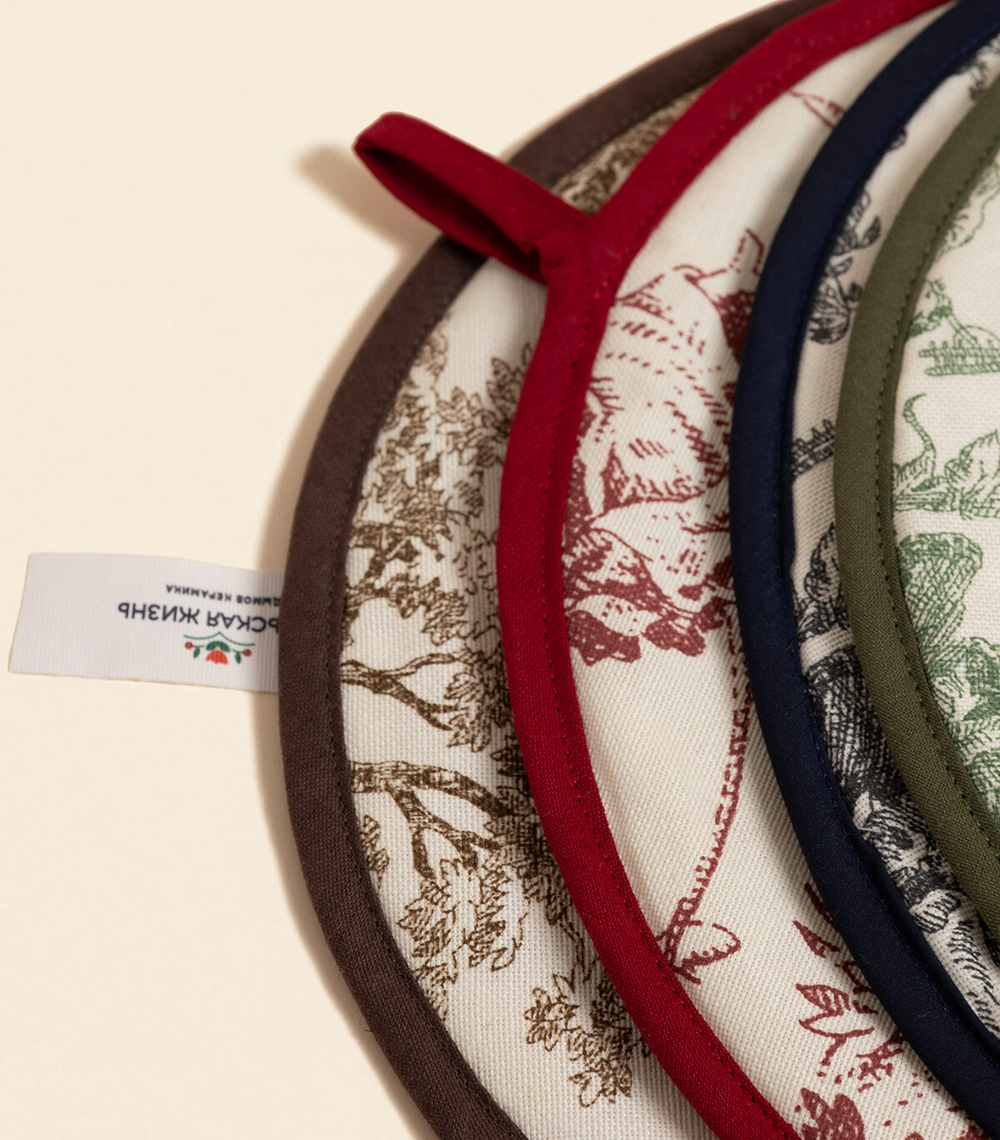 Прихватка – Круглая, зеленая | Сельская жизнь