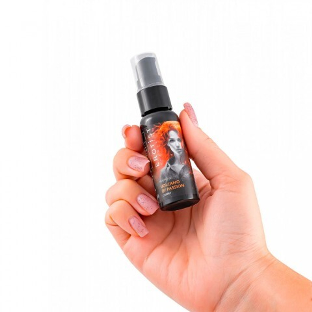 Гель Erotist с эффектом вибрации VOLCANO OF PASSION со вкусом вишни 25 мл