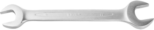 Рожковый гаечный ключ 19 x 22 мм, ЗУБР