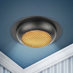 Светильник встраиваемый ЭРА KL111 BK под лампу GX53 черный матовый