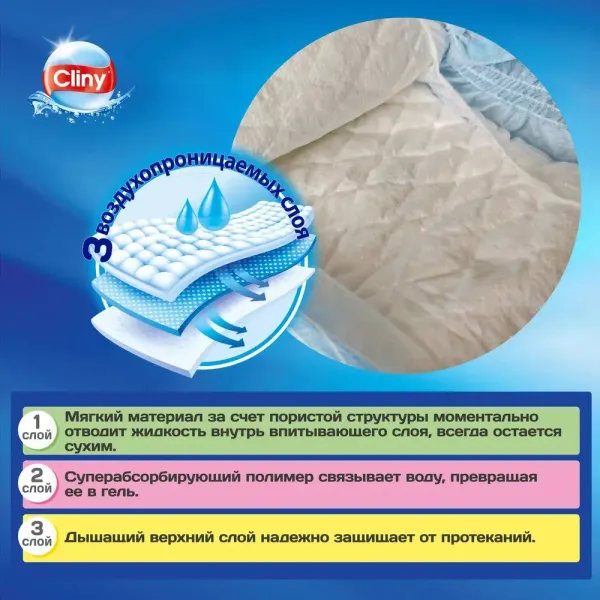 Пояса для кобелей Cliny, размер М (10 шт.)