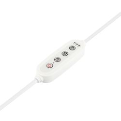 Разветвитель сетевой для линейных светильников ЭРА 4х IEC C5 3pin+timer на 4 точки с таймером 4, 8, 12H 2 м | Аксессуары для фито светильников