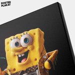 Картина для интерьера Губка Боб Квадратные штаны / SpongeBob SquarePants на холсте, персонаж мультфильма, холст с печатью на подрамнике, на стену, Постер Плакат