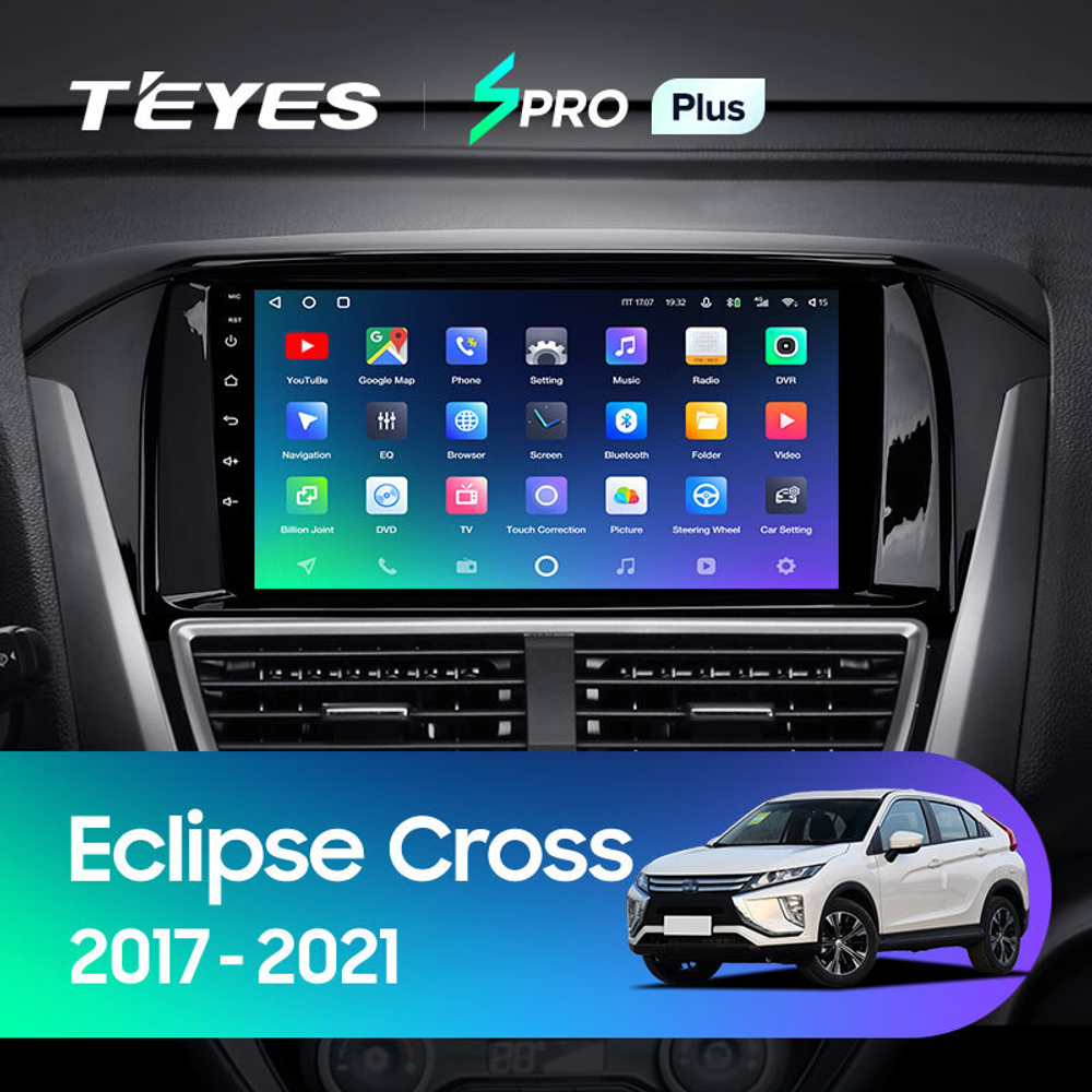 Teyes SPRO Plus 9" для Mitsubishi Eclipse Cross 1 2017-2021