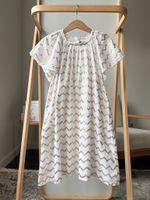 Хлопковое платье Velveteen, 128