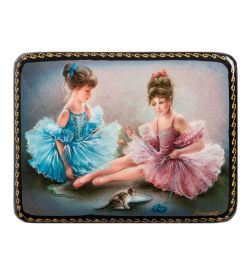 ШК-19/ 8-F Шкатулка в технике декупаж «Балет» (10х8х3,5)