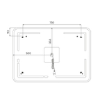 Зеркало IDDIS Edifice, 100 см, ID, ЗЛП109