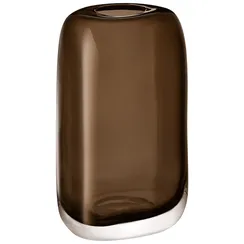 Ваза melt, 24 см, коричневая