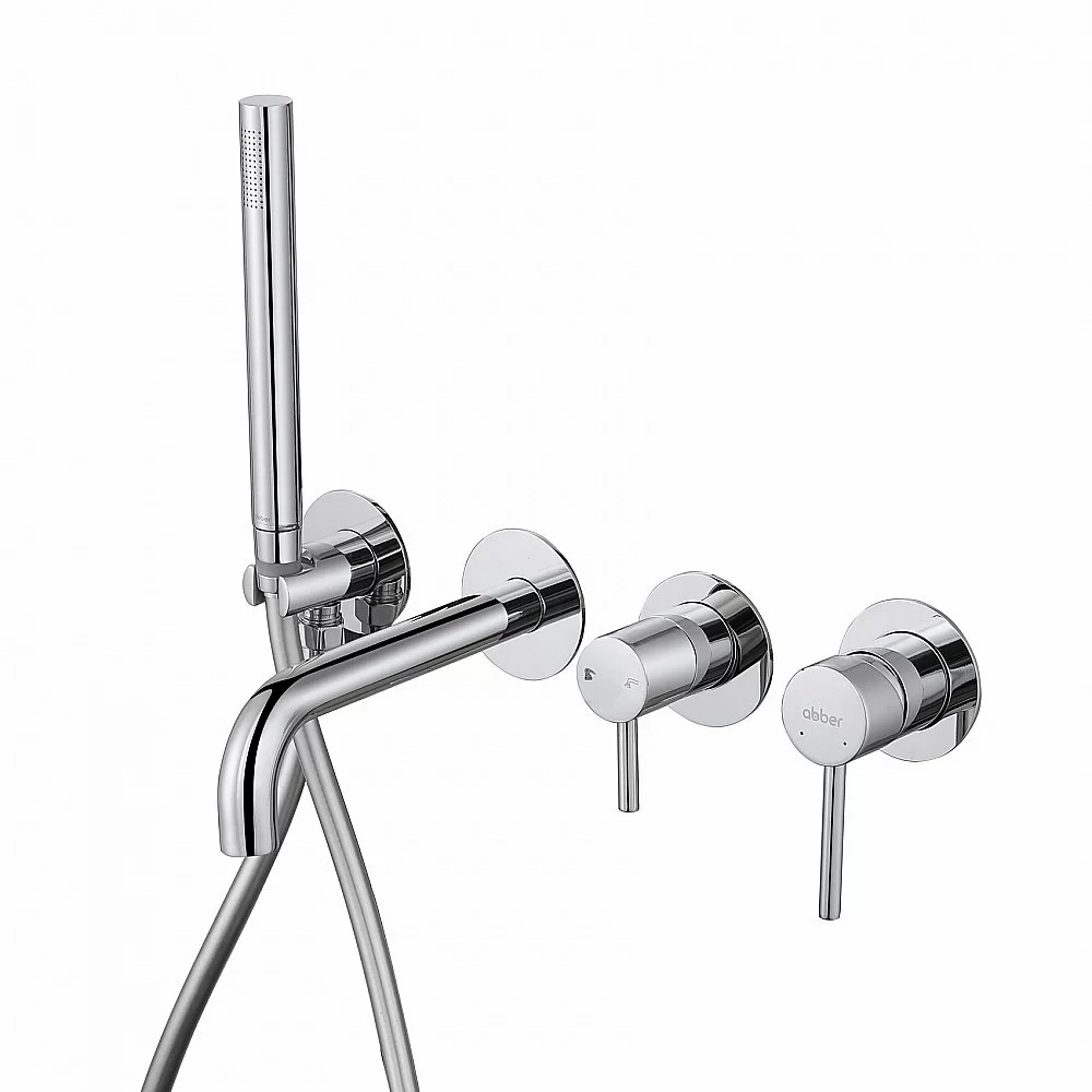 Смеситель для ванны Abber WASSER KREIS AF8130 хром