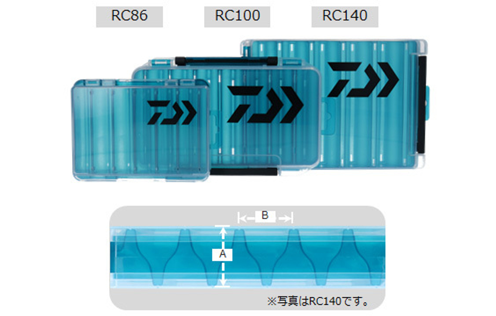 Коробка под снасти DAIWA REVERSIBLE RC86 GREEN