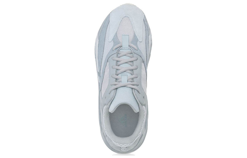 Adidas originals Yeezy boost 700 Inertial "Inertia" shock absorption, non-slip, wear-resistant, low-cut daddy shoes for men and women with the same blue-gray