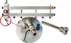 Гидроразделитель с коллектором Zota 4 контура односторонний горизонтальный нерж 41182