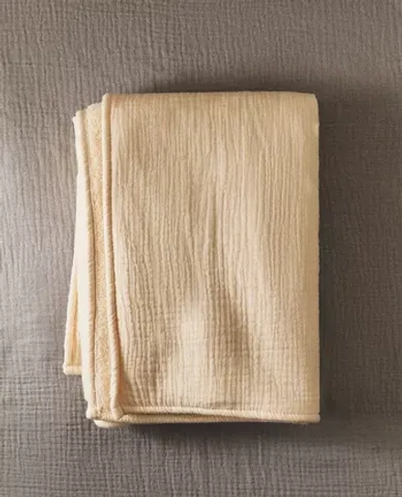 ZARA HOME ДЕТСКОЕ УТЕПЛЕННОЕ ОДЕЯЛО, ЭКРЮ