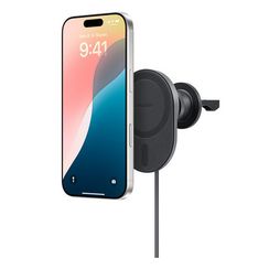 Беспроводное автомобильное зарядное устройство Mophie Magnetic Wireless Charging Car Vent Mount (401316252)