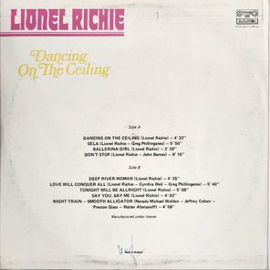 Lionel Richie / Dancing On The Ceiling (LP)
