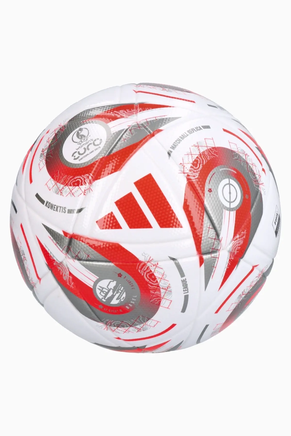 Футбольный мяч adidas Women's EURO 2025 Final League размер 4 - белый