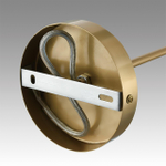 6590/5 CLASSI LN26 055 латунь/мятный зеленый, металл, керамика/текстиль Люстра подвесная E14 5*40W 220V ANRI