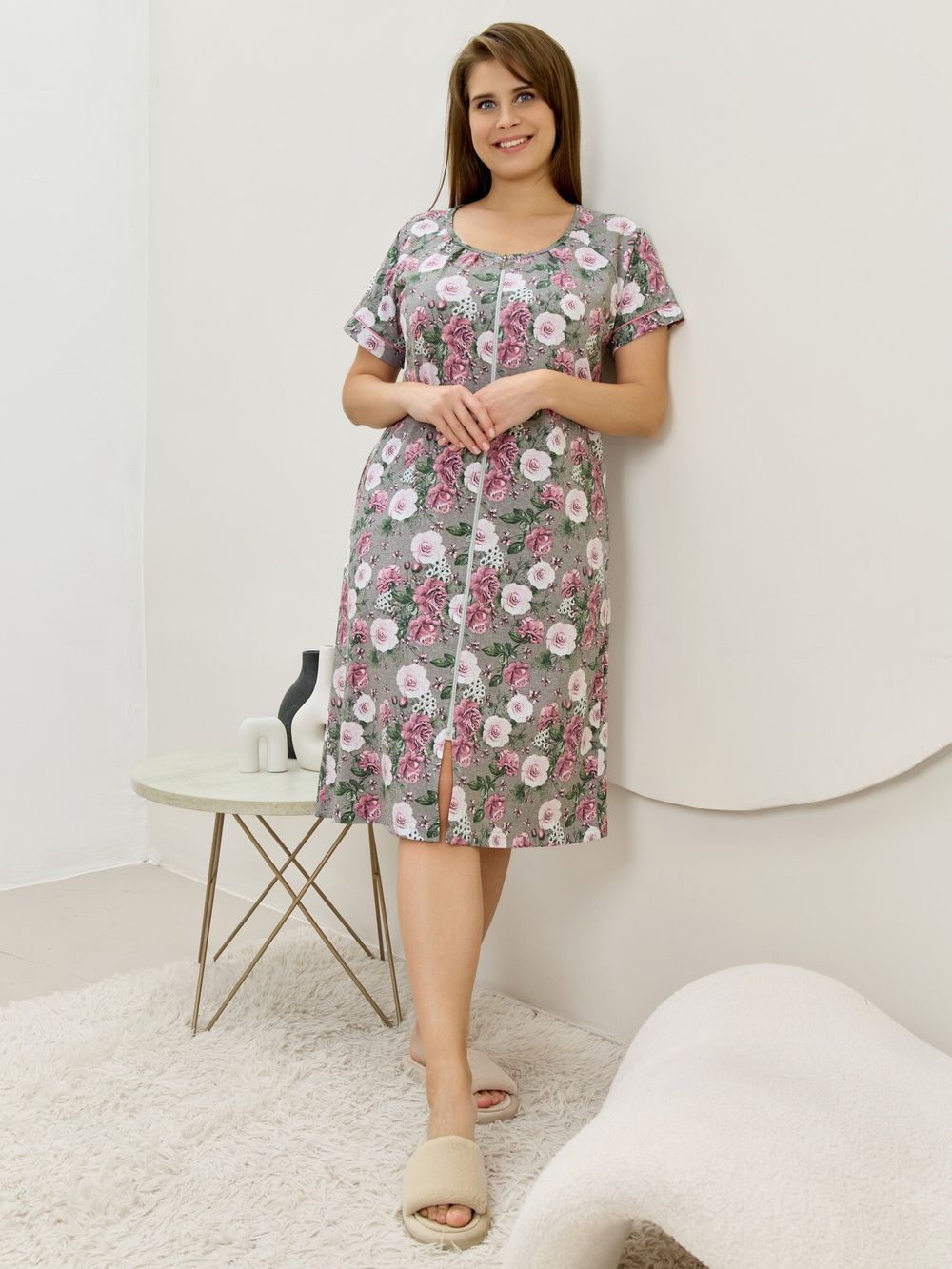 Халат Флэр Виотекс СЕРЫЙ