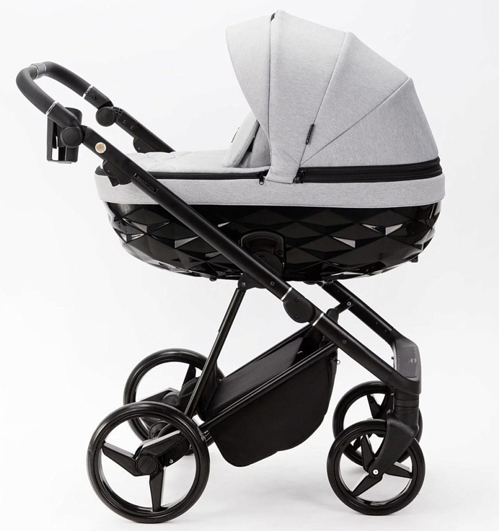 Детская коляска Adamex Quantum 2 в 1 Q-TK10 (СВ.СЕРЫЙ)