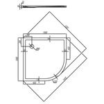 Душевой поддон AQUATON Калифорния 100х100
