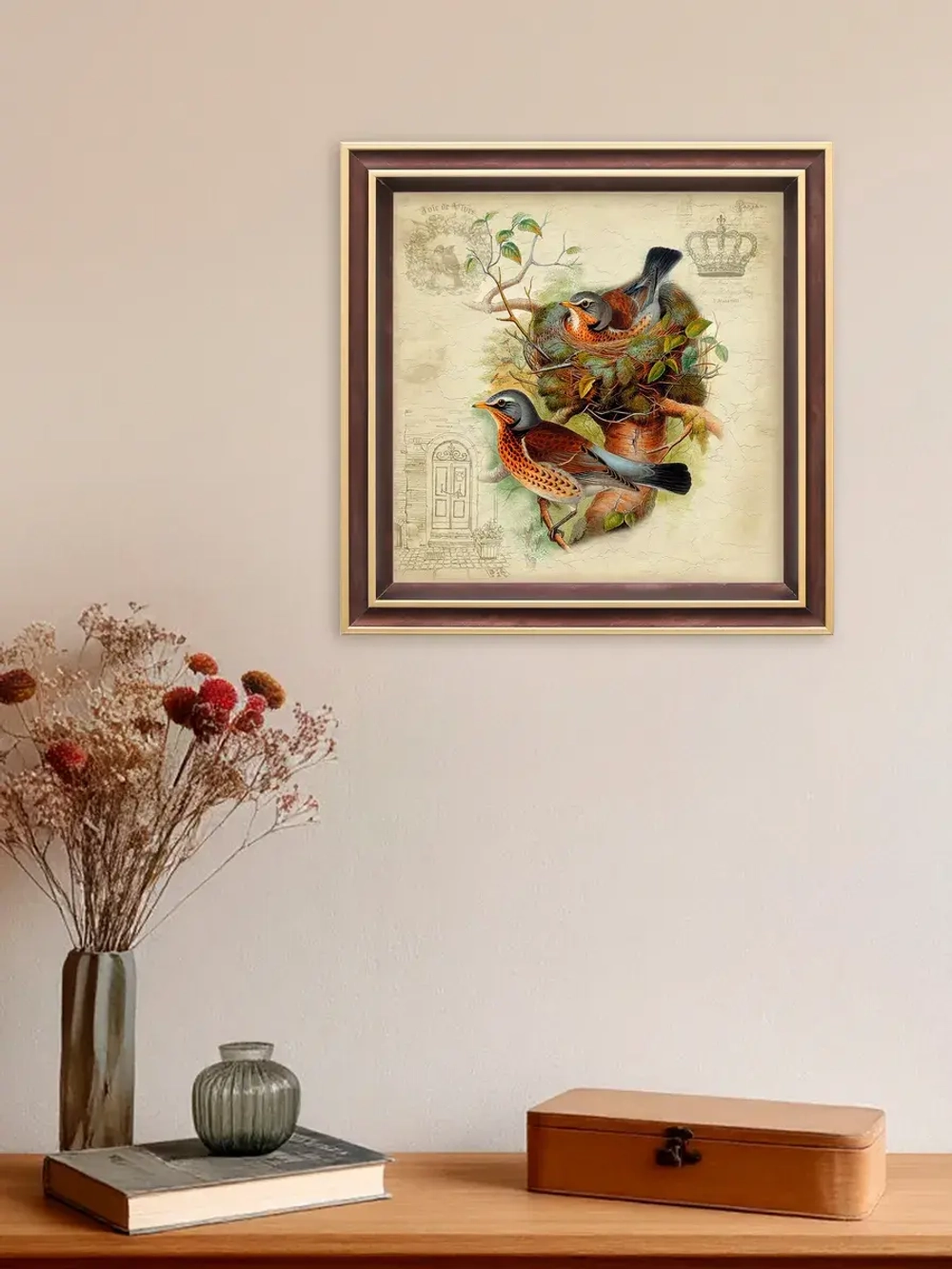 Картина на стену интерьерная на холсте 23*23 см