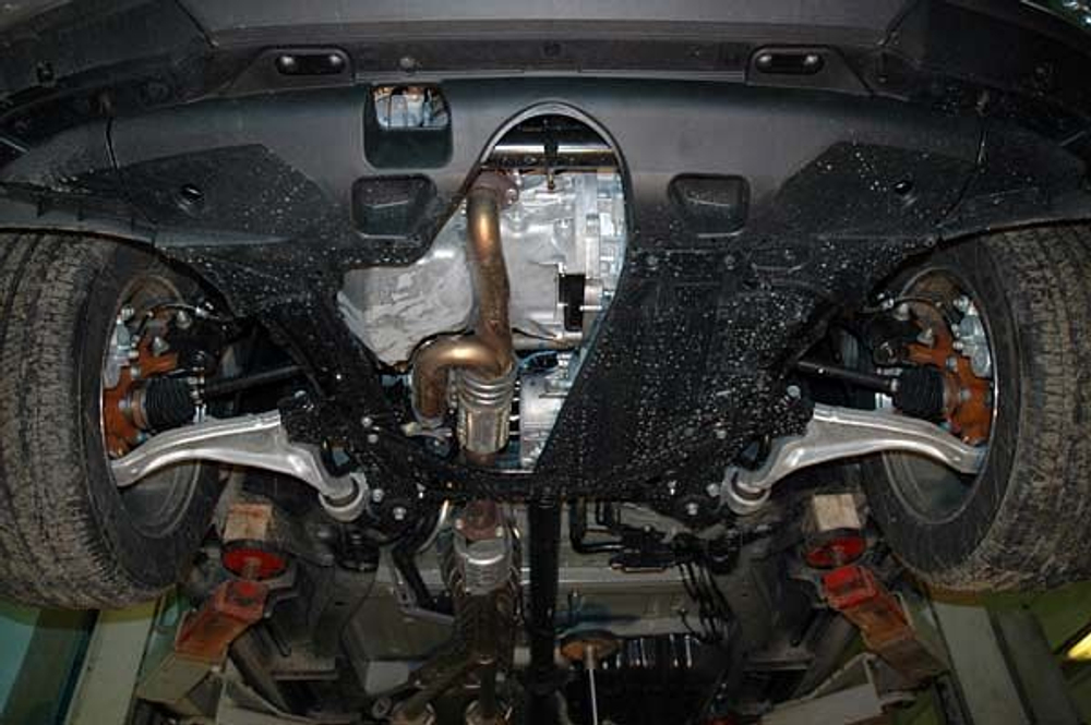 Защита картера и КПП Sheriff для Acura MDX II (YD2) 2006-2013 арт.09.1109