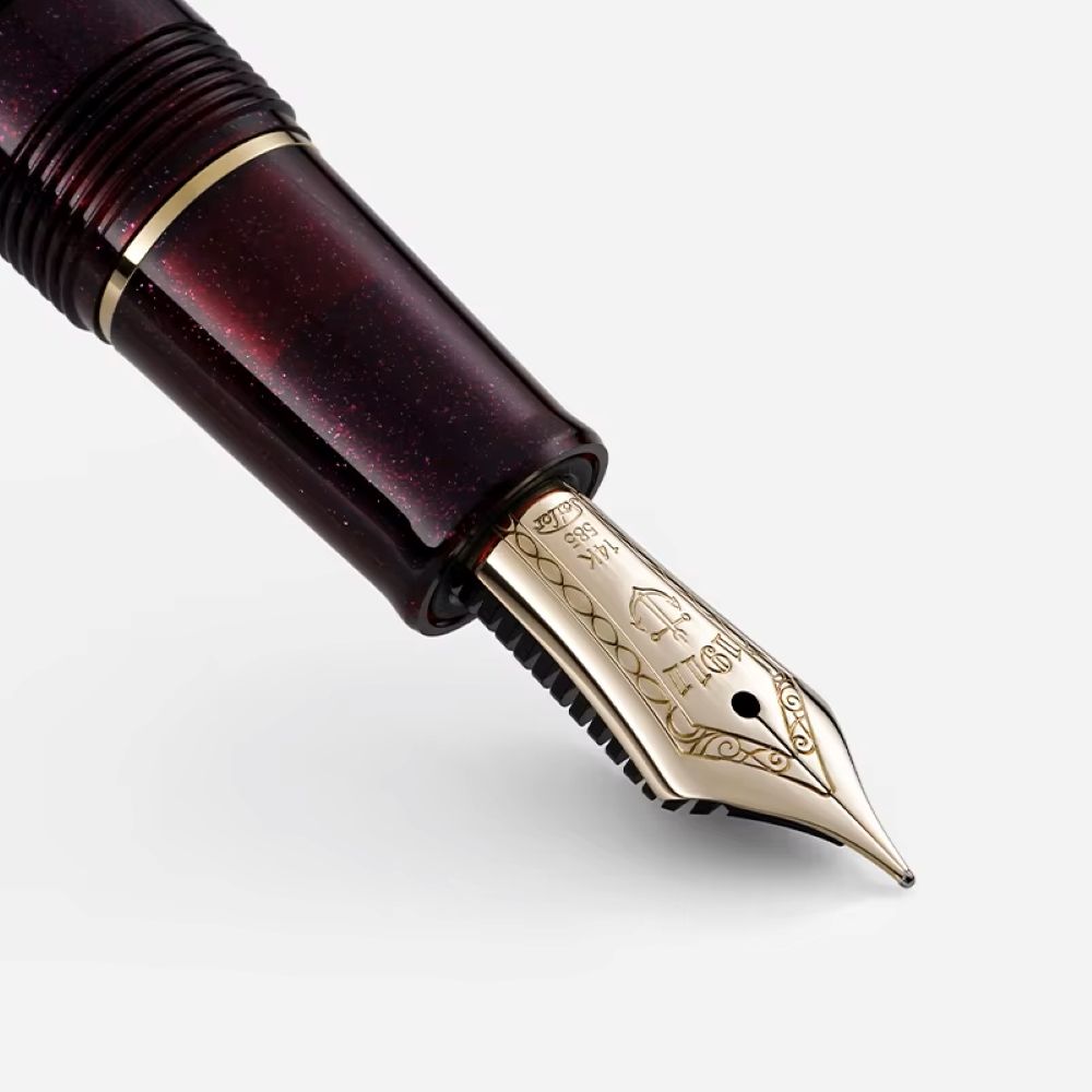 Ручка перьевая Sailor 1911 Light Shining Red Gold IP 14K B (11-1038-630) 3