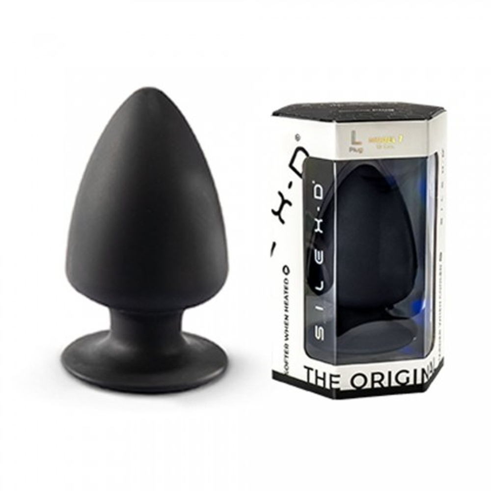 Анальный плаг черный  MODEL 1 от SILEXD (L: 13*7,2 см.)