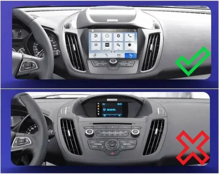 Магнитола для Ford Kuga 2 2017-2019 (SYNC 3, рамка с кнопками тип 1) - Teyes CC4-PRO монитор 9.5" 2K QLED на Android 13, Быстрейшая, Snapdragon 778G, ИИ, CarPlay, DSP, 4G SIM-слот