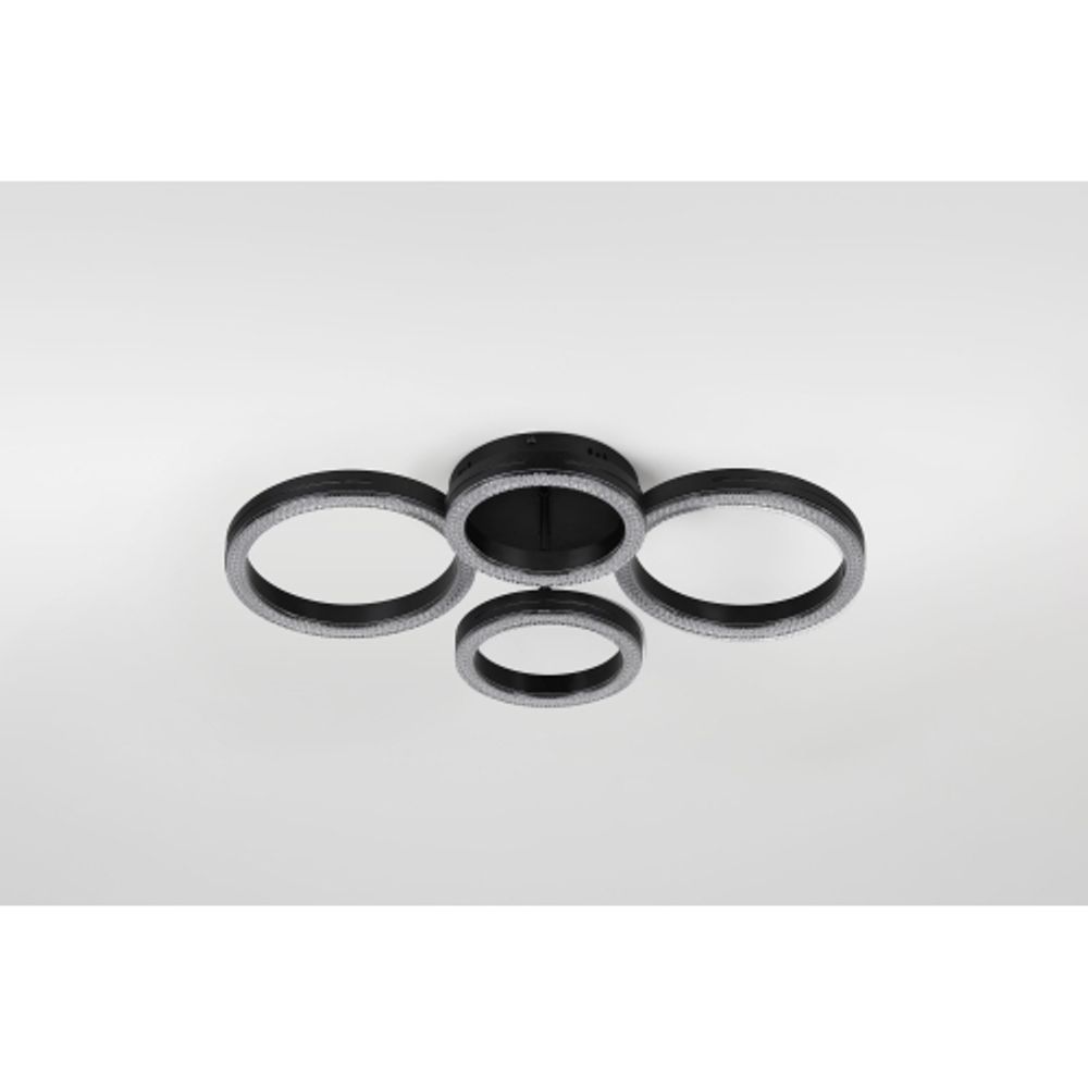 Светильник потолочный светодиодный Rivoli   6191-201 LED 75Вт 3000-6000К чёрный с пультом