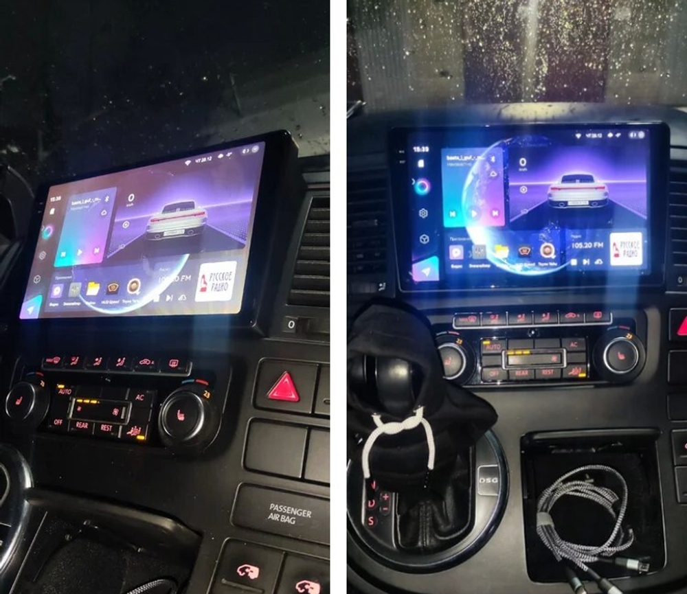 Магнитола для Volkswagen Multivan T5 2003-2015 - RedPower 180 Android 10, QLED+2K, ТОП процессор, 6Гб+128Гб, CarPlay, SIM-слот