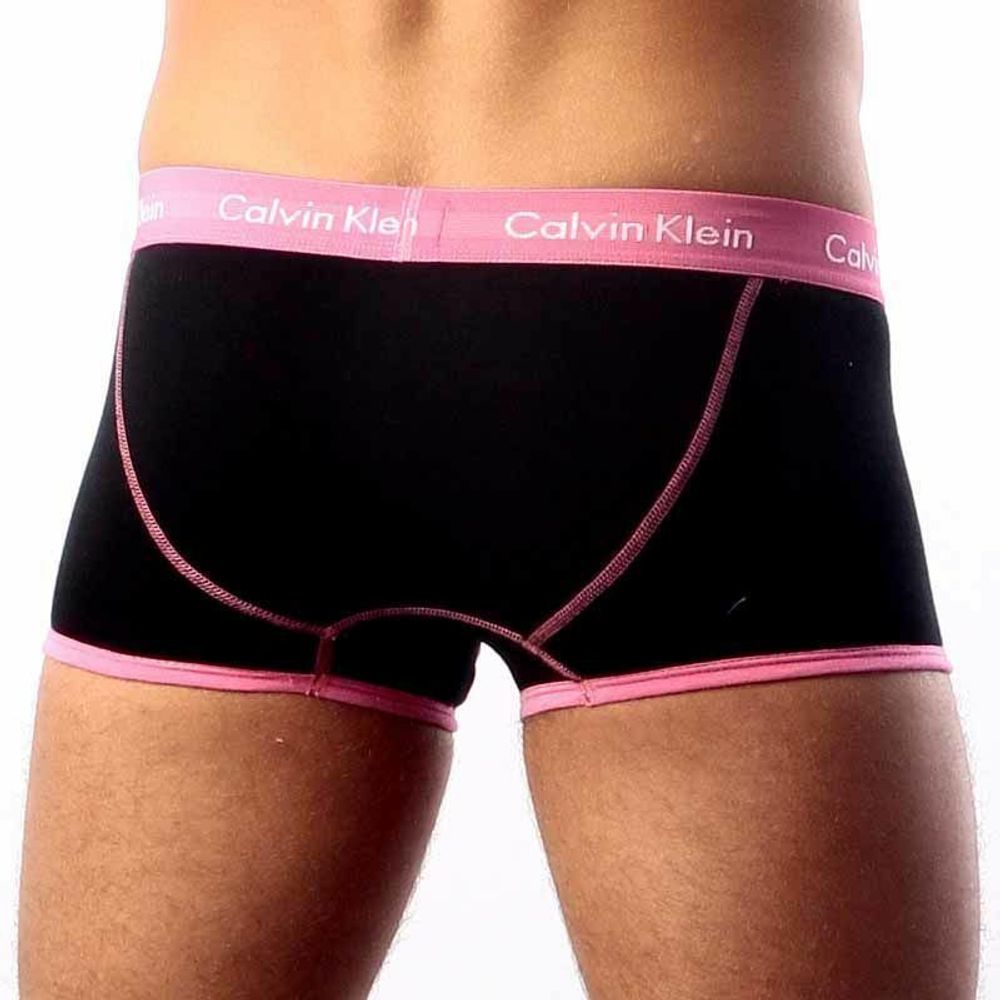 Мужские трусы хипсы Calvin Klein 365 Black Pink CK16102