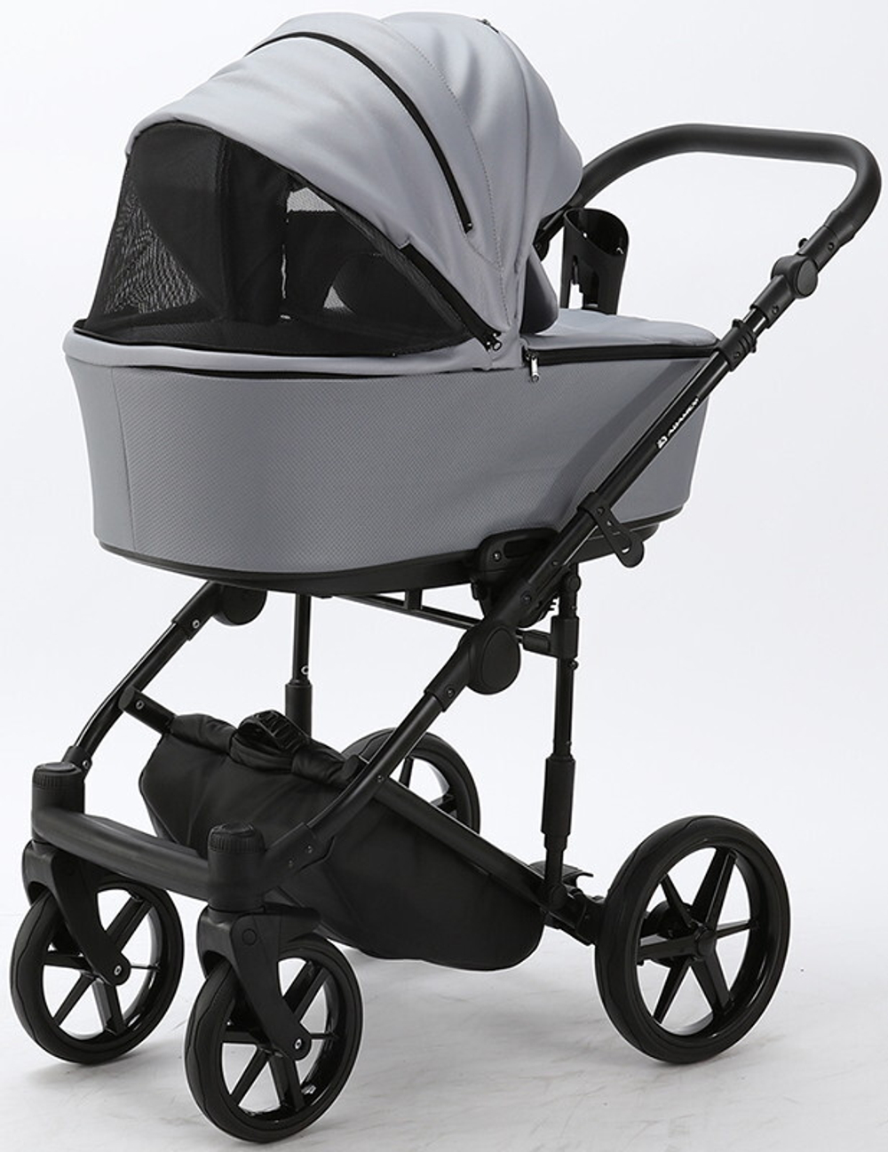 Детская коляска Adamex Zico Deluxe 2 в 1 Z-SM03 СЕР. КОЖА