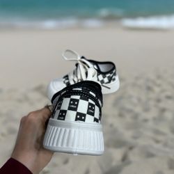 Обувь 713А Кеды Текстиль Шахмат Малыш