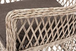 "Эспрессо-80 L" обеденная группа плетеная, цвет бежевый