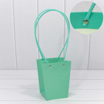 Пакет подарочный 15.5х13х9.5см Ваза для цветов (Тиффани)