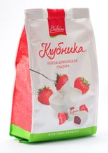 ВИВАЛЬ Клубника в белой шоколадной глазури 180г