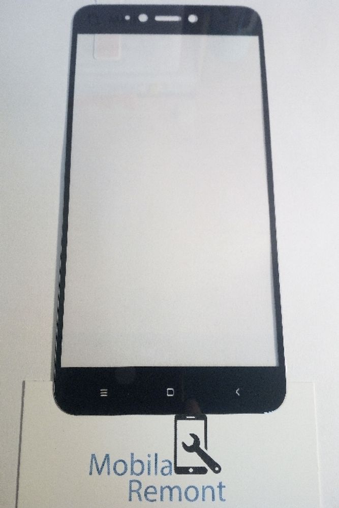 Защитное стекло &quot;С рамкой&quot; для Xiaomi Redmi Note 5A Черное