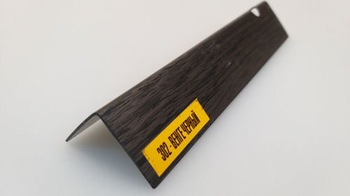 Угол ПВХ 302 Венге черный 20х20х2700 мм