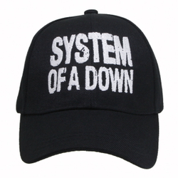 Бейсболка текстильная с вышивкой группы System of a Down