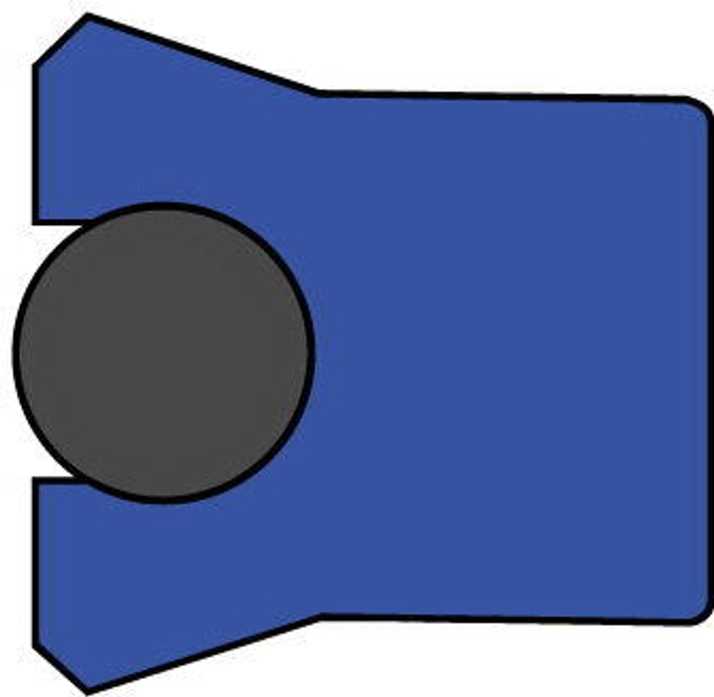 A115-076 PU U-образное симметричное уплотнение 76,2-88,9-9,53/10,49