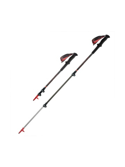 Палка треккинговая Naturehike NH17D006-D Carbon-AL Hoar UL 66-135см черный