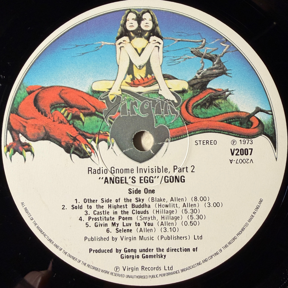 Gong ‎– Angel's Egg (Англия 1974г.)