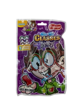 Фруктовое желе в форме очков , микс вкусов