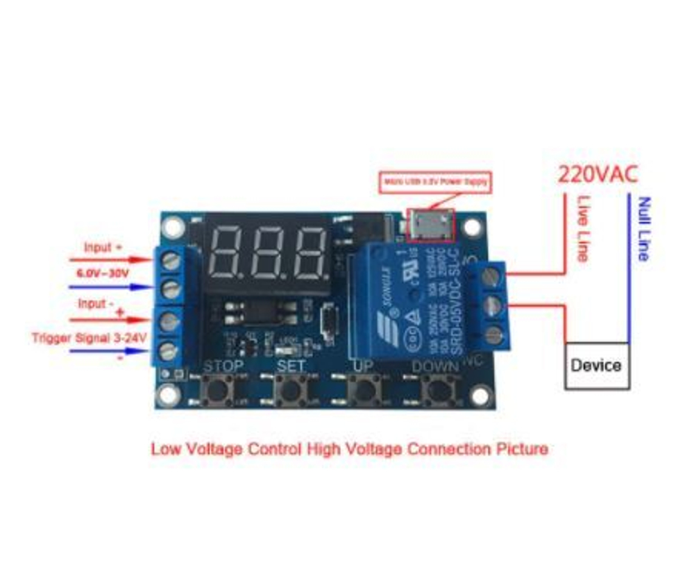 Реле ET RL-250V10ALed