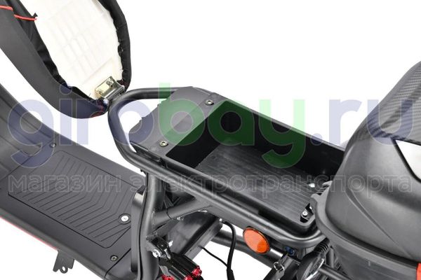 Электроскутер WHITE SIBERIA PRO TRIKE 3000W (Черный)