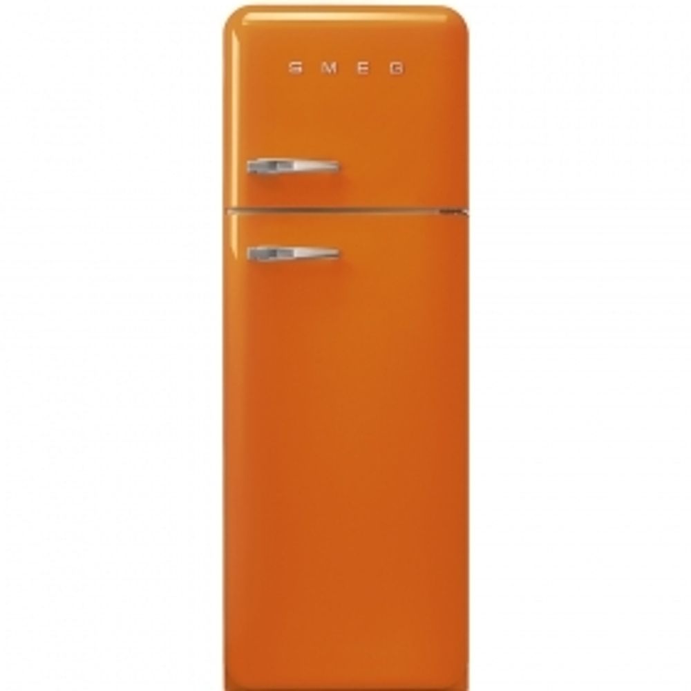 Оранжевый холодильник 60 см Smeg FAB30ROR5