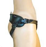 Страпон премиум класс (S) WOMAN MEDIUM с 3 насадками (Цвет: телесный с черным)